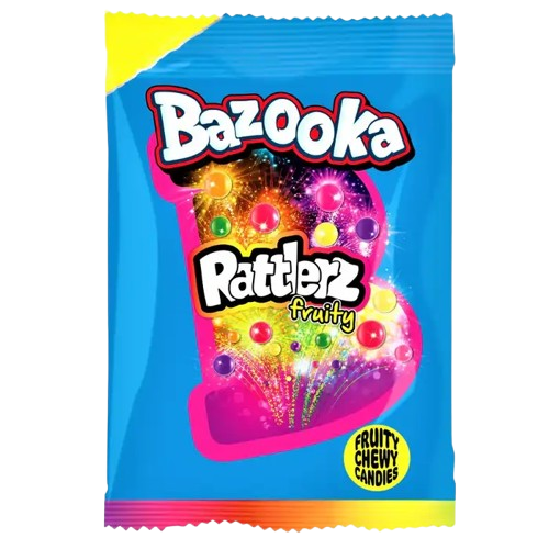 Bazooka Rattlerz Fruity 12 stk x 120 g