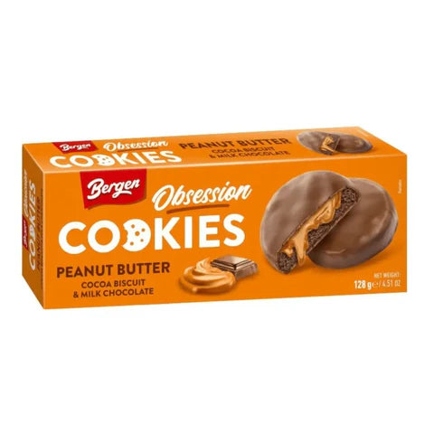 Bergen cookies peanut butter 128g