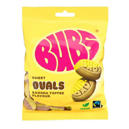 Bubs sweet ovals Banan 155g