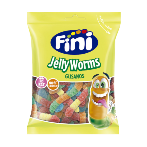 Fini Sour Jelly Worms 12 x 90g
