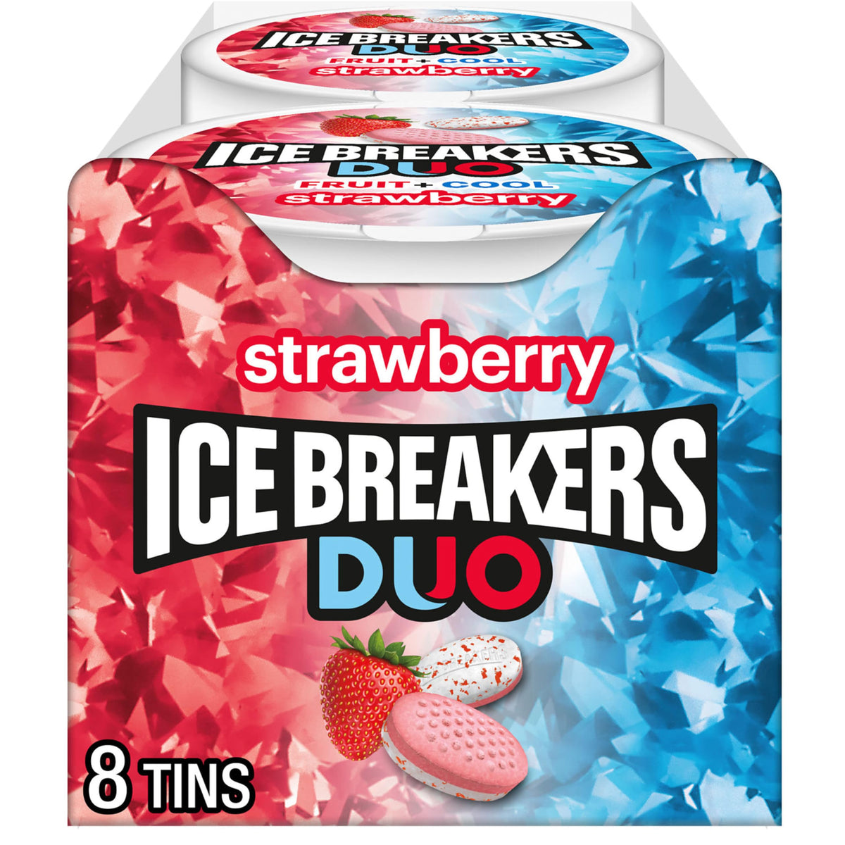 Ice Breakers Duo Srrawberry 8 stk 36 g