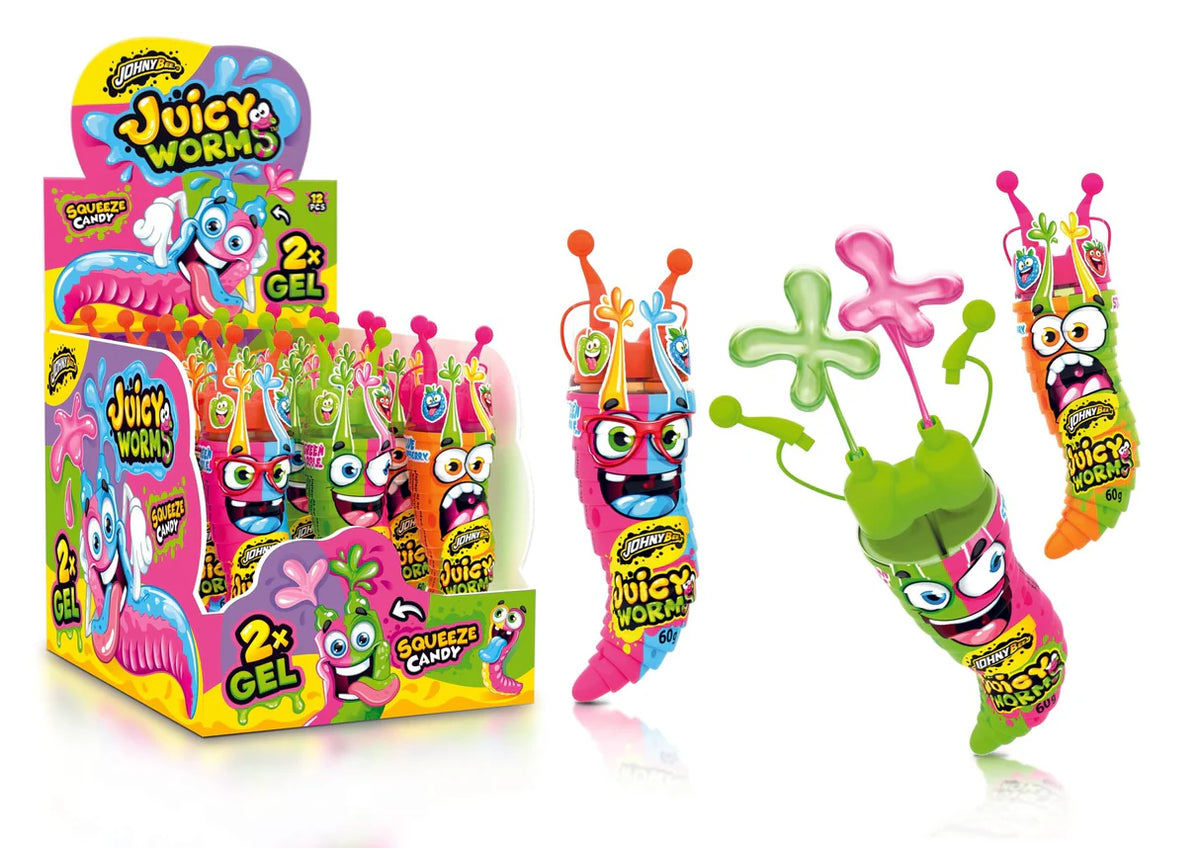 Johny Bee Juicy Worms 12stx58 g