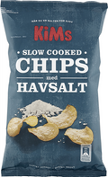 Kims Slow chips med havsalt 150 g  x 20 stk