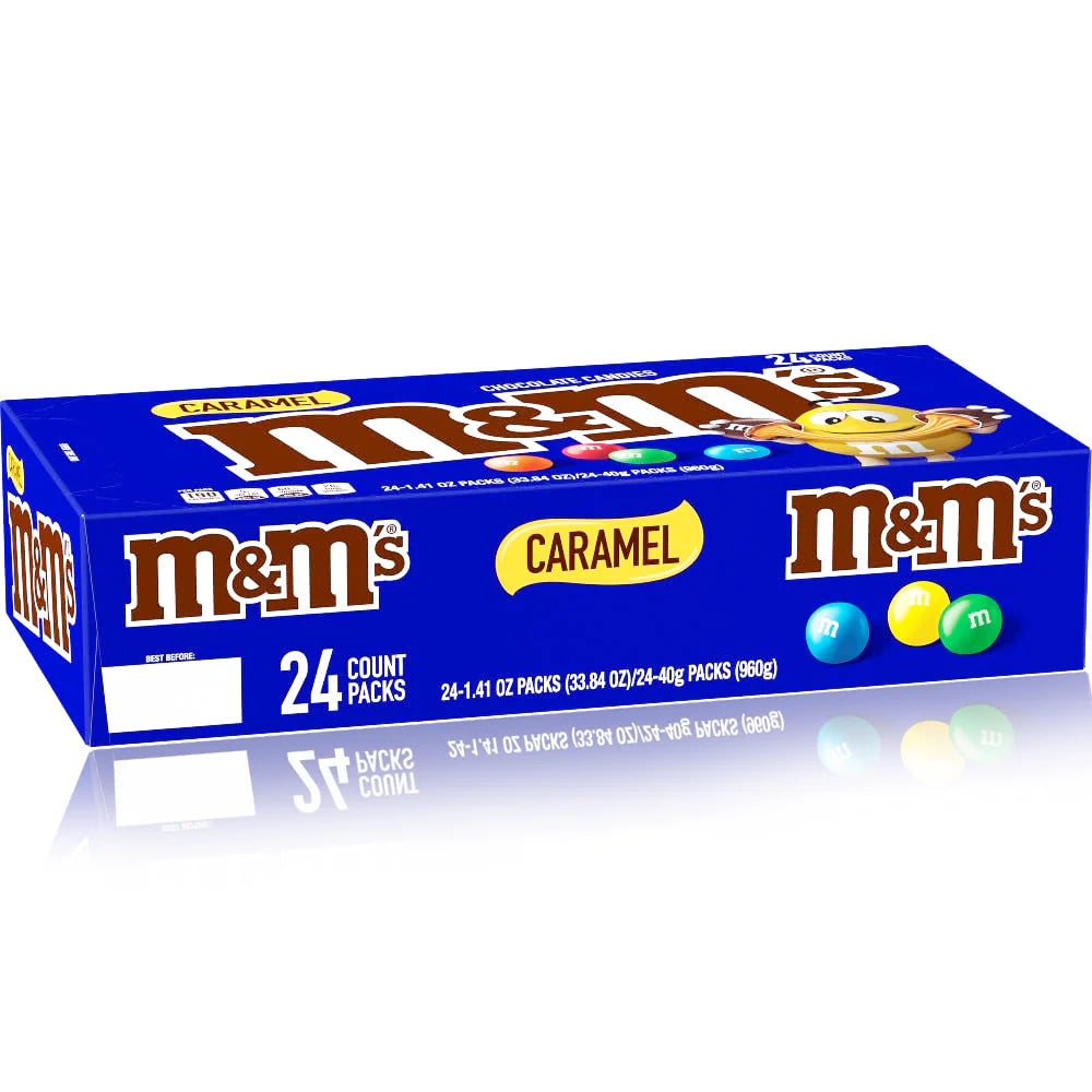 M&M caramel 24 stk x 40 g