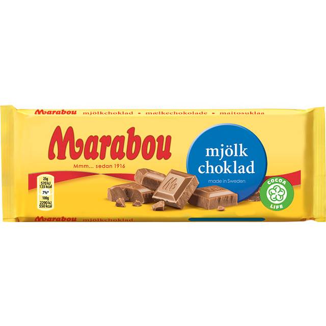 Marabou milk Chocolate  160 g x 16 stk