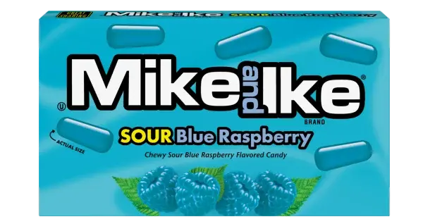 Mike and Ike blue raspberry 12X120g