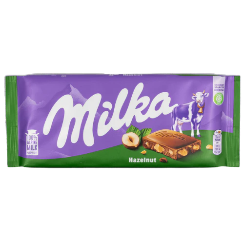 Milka Hazelnut 24x90g