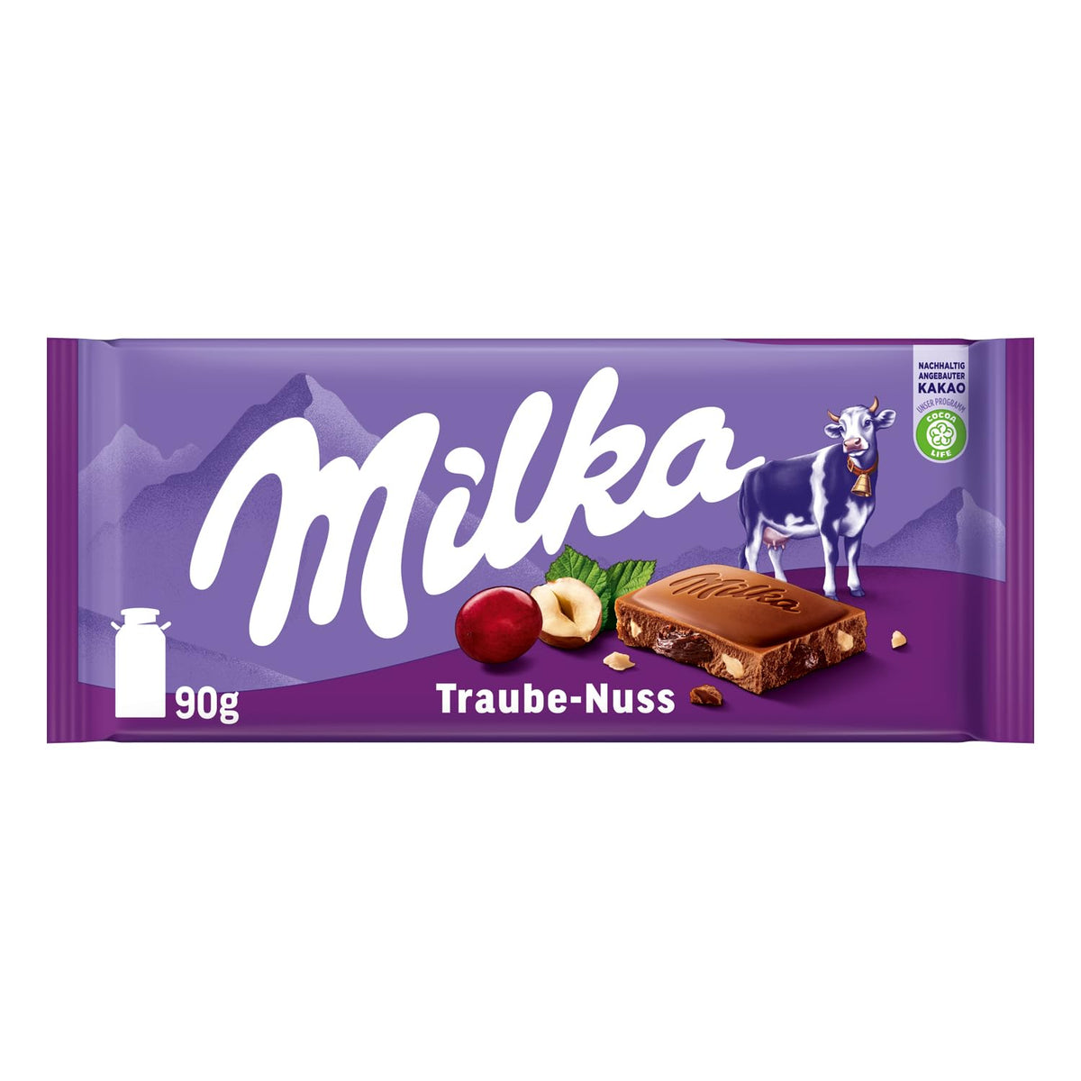 Milka Raisin & Nuts 90 g