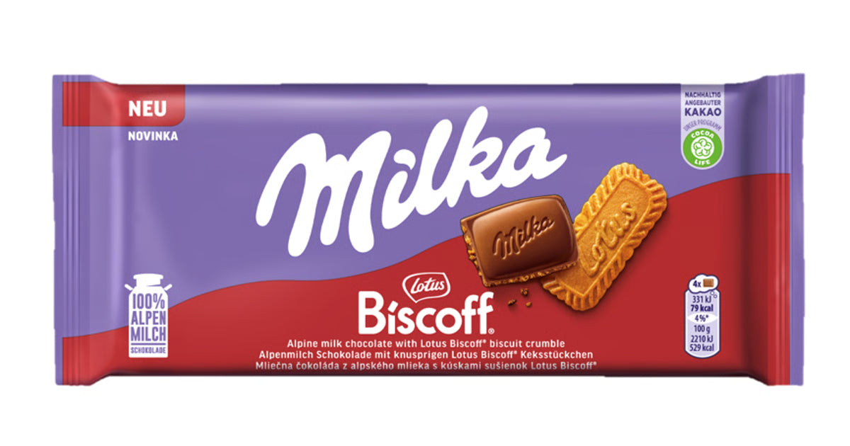 Milka biscoff 24X90g