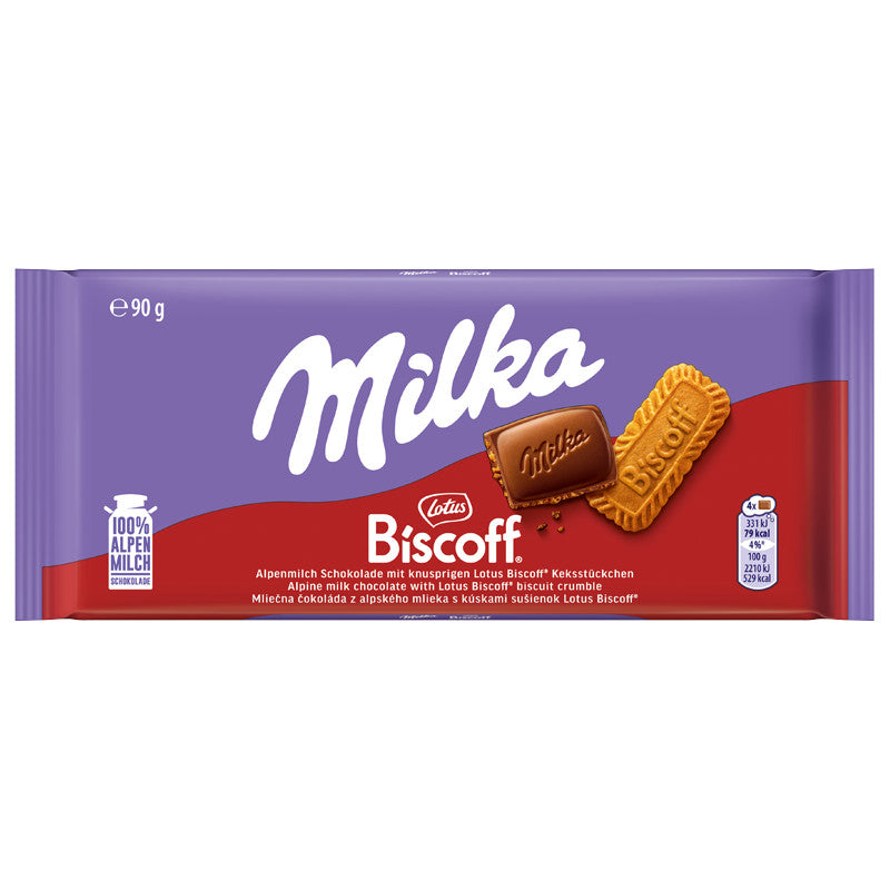 Milka biscoff 90gX24