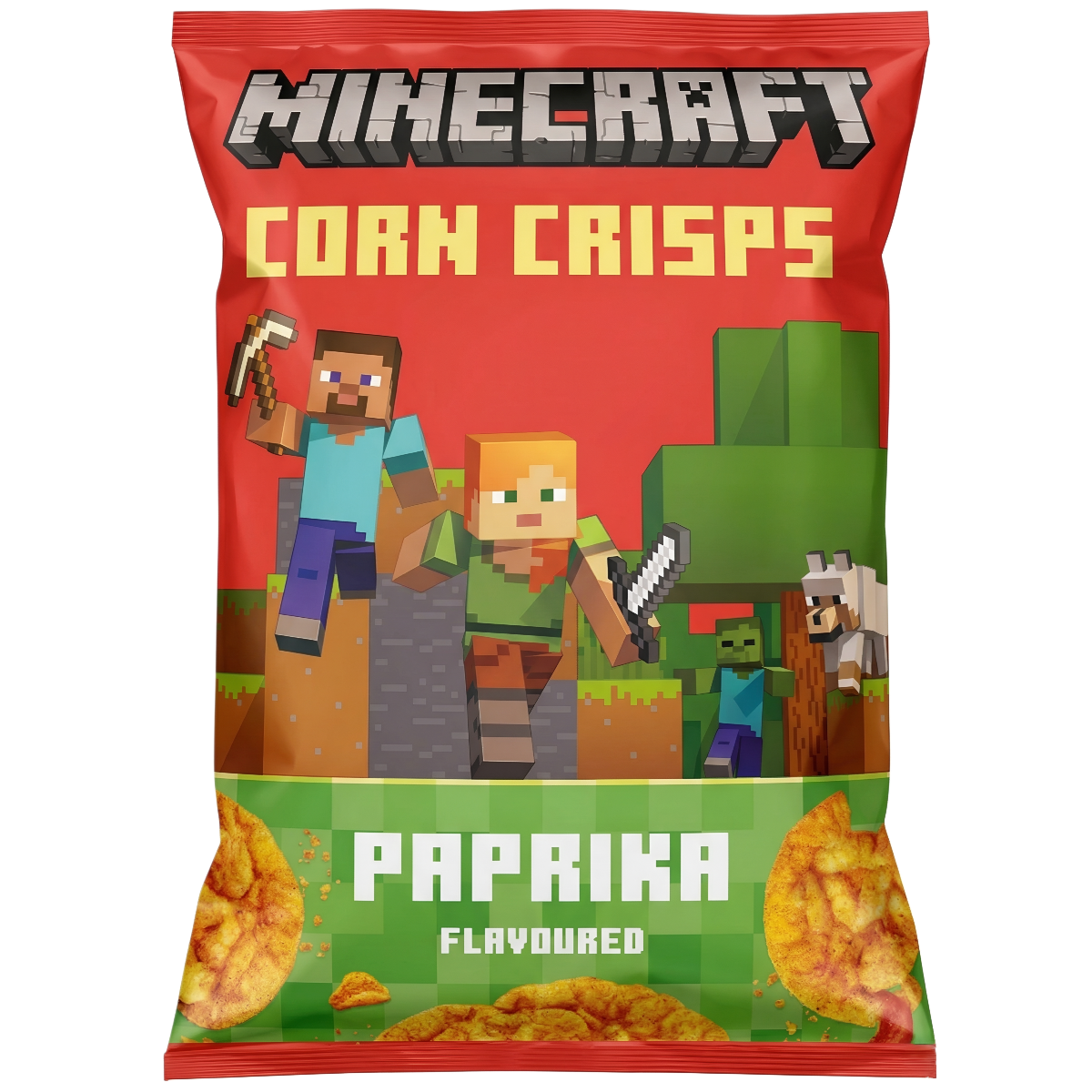 Minecraft corn crisp paprika 60g