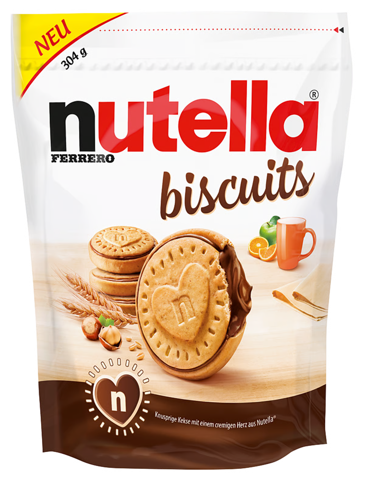 Nutella Biscuits 304 g x 10 stk