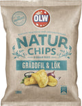 OLW Naturchips Dil & Graddfil 18 stk x 180 g