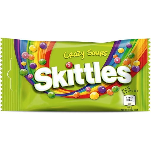 Skittles crazy sours 14X38g